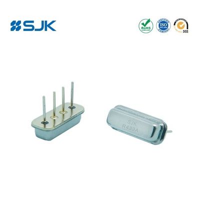 Ressonador SAW de 4 pinos DIP F-11 com 395MHz ±75KHz