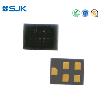 46.79 MHz Filtro de serra de superfície com perda de inserção de 0,5 dB e rejeição de 50 dB