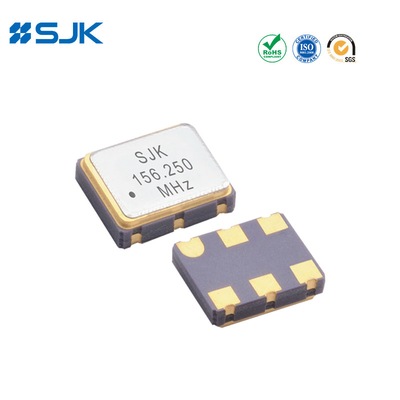 SMD 3225 VCXO LVPECL Saída 50.000MHz 3.3V ±50ppm -40~+85°C