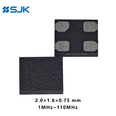 SJK8009 Oscilador MEMS 110-137MHz de alta frequência para aplicações de eletrônica médica e datacenter